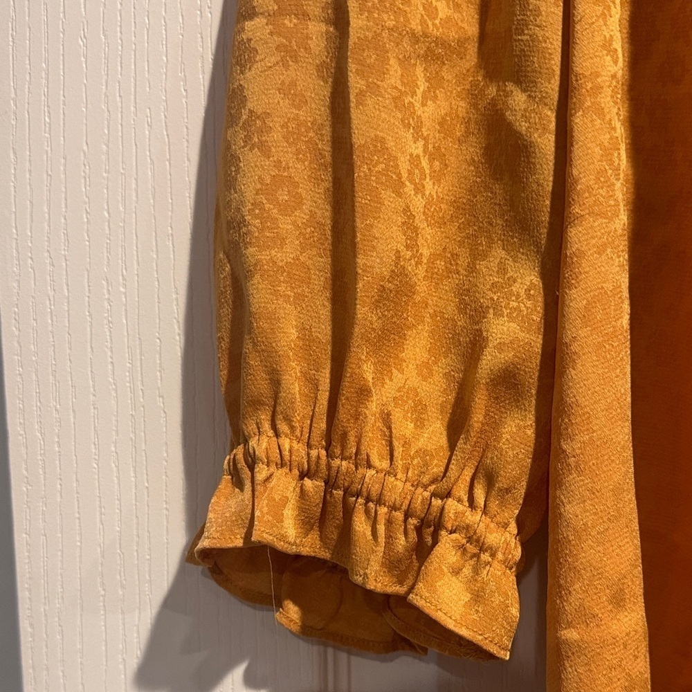Current Air Golden Ruffle Blouse - Picture 5 of 9